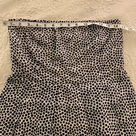 J. Crew Summer Strapless - Polka Dot, Size 4 - Picture 9 of 10